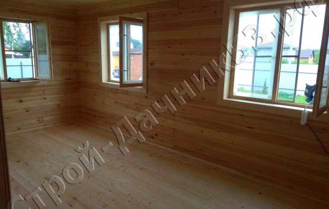 4 Брусовой дом 10×9, 90 м², Калужская область, Деревня Лихун (5)